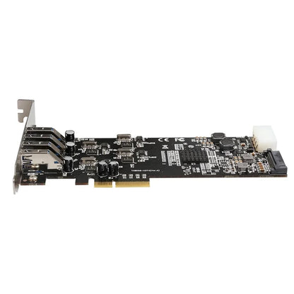 TXI058 Desktop Computer 4 USB3.0 PCI Express Card Adapter 4x5G PCI-E to USB3.0 Expansion Card