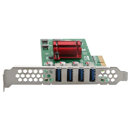 TX1175 4 USB3.0 PCIE X4 Expansion Card 4x5G Desktop Computer Visual Capture Card