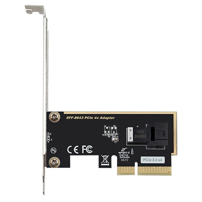 TXB123 Driver Free PICE3.0x4 U2 2.5in Nvme U.2 PCIE 3.0 to SFF8643 Adapter Card