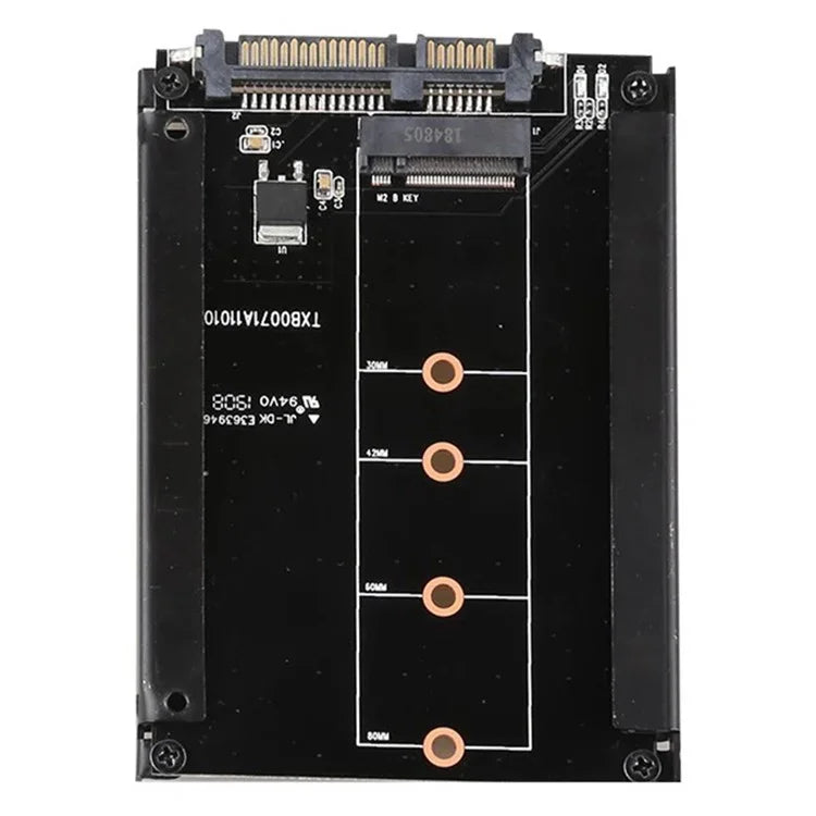 TXB007 M.2 NGFF to SATA 3.0 Adapter Card B Key 2.5-Inch SSD Converter