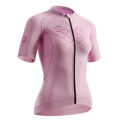 GOLOVEJOY QXF02 Women's Cycling Short Sleeves Shirt Sports Tops Zipper Bike Jersey