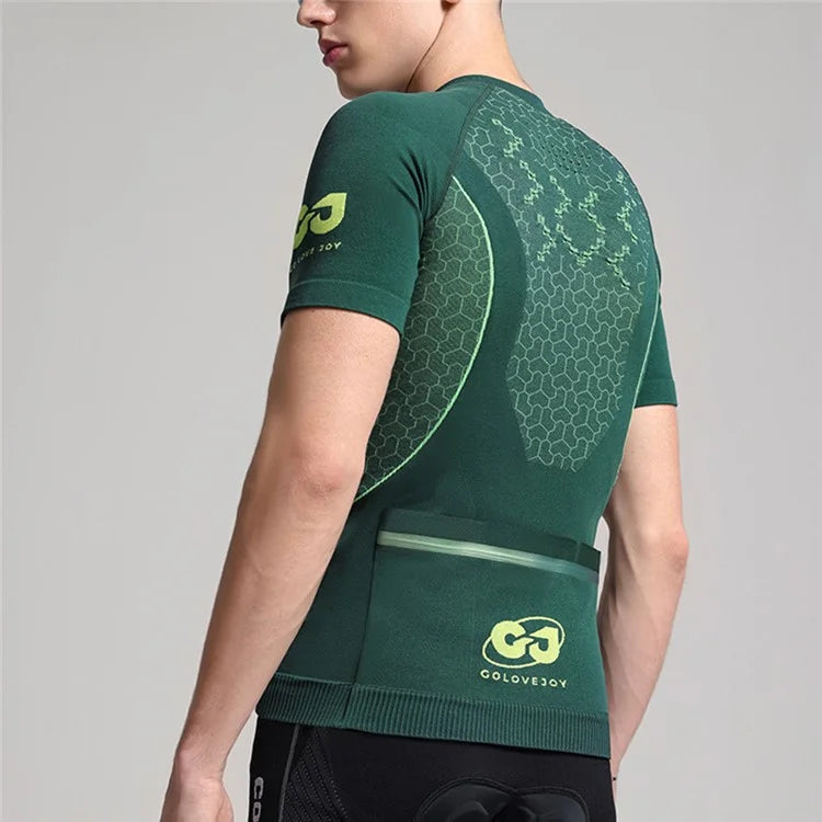 GOLOVEJOY QXF01 Outdoor Cycling Top Quick Dry Men Compression Short Sleeve T-Shirt