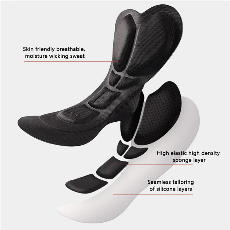 GOLOVEJOY QXF03 Outdoor Cycling Bib Pants Breathable Padded Biking Bib Shorts