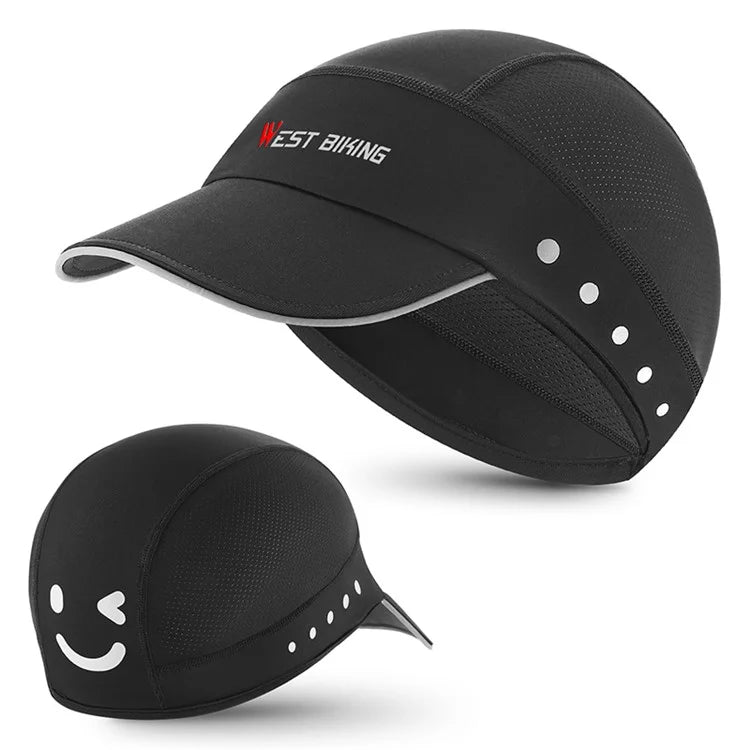 WEST BIKING YP0201426 Breathable Ice Silk Summer Hat Outdoor Cycling Helmet Liner Cap