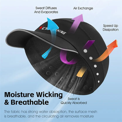 WEST BIKING YP0201426 Breathable Ice Silk Summer Hat Outdoor Cycling Helmet Liner Cap