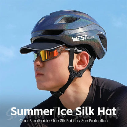 WEST BIKING YP0201426 Breathable Ice Silk Summer Hat Outdoor Cycling Helmet Liner Cap