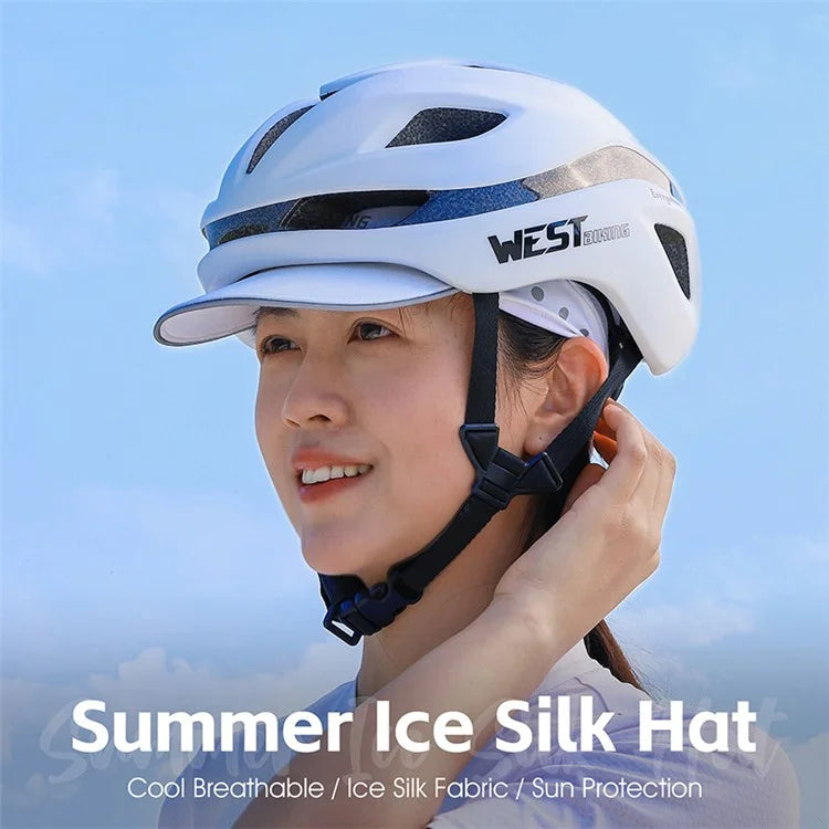 WEST BIKING YP0201426 Breathable Ice Silk Summer Hat Outdoor Cycling Helmet Liner Cap
