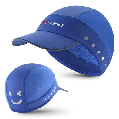 WEST BIKING YP0201426 Breathable Ice Silk Summer Hat Outdoor Cycling Helmet Liner Cap