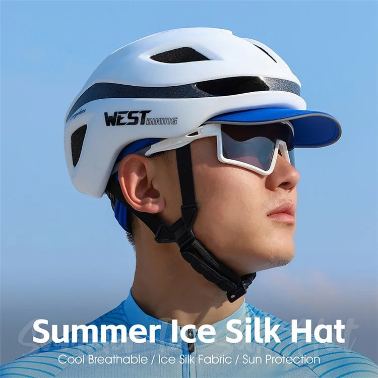 WEST BIKING YP0201426 Breathable Ice Silk Summer Hat Outdoor Cycling Helmet Liner Cap