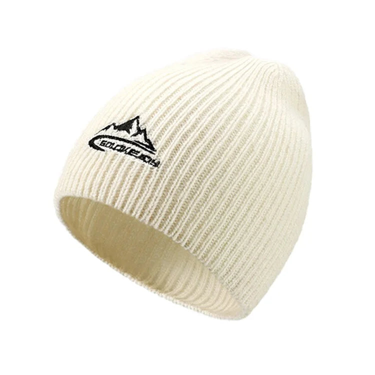GOLOVEJOY DMZ93 45% Cotton Wool Warm Winter Beanie Hats Thermal Thick Knited Cap One Size for Men
