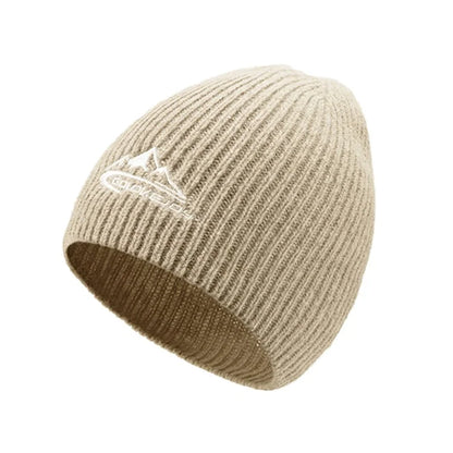 GOLOVEJOY DMZ93 45% Cotton Wool Warm Winter Beanie Hats Thermal Thick Knited Cap One Size for Men