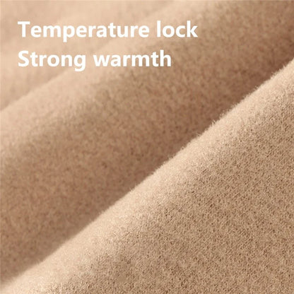 GOLOVEJOY DWJ47 82cm Retro Men Winter Scarf Warm De Rong Velvet Outdoor Windproof Scarf