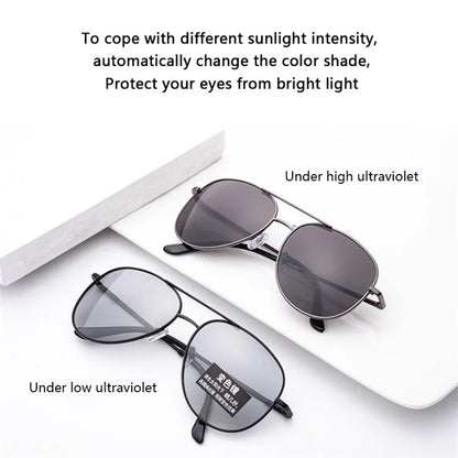 Photochromic Driving Glasses UV Protection Outdoor Sunglasses Eyewear