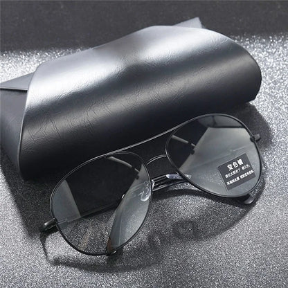 Photochromic Driving Glasses UV Protection Outdoor Sunglasses Eyewear