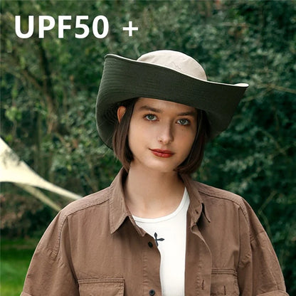 GOLOVEJOY Summer Hat Wide Brim UPF 50+ UV Protection  Fishing Cap