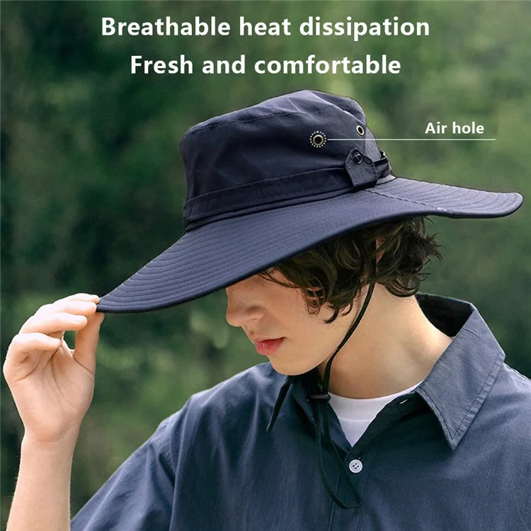 GOLOVEJOY Summer Hat Wide Brim UPF 50+ UV Protection  Fishing Cap