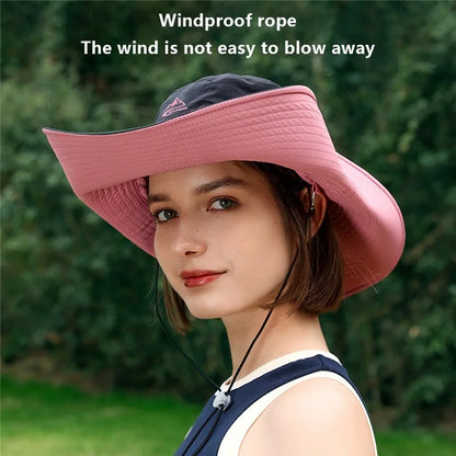 GOLOVEJOY Summer Hat Wide Brim UPF 50+ UV Protection  Fishing Cap