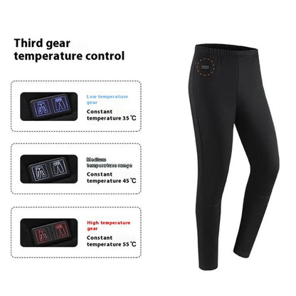 1805-30 Winter 30 Heating Zones Thermal Underwear Electric Heating Cold-Proof Underwear Suit (Without Power Bank)