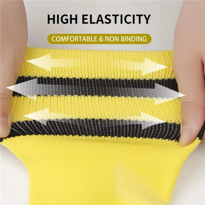 A5139 1 Pair Soccer Socks Striped Design Football High Tube Sports Socks, Size: S