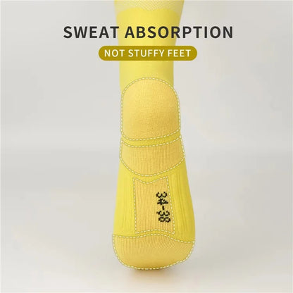A5139 1 Pair Soccer Socks Striped Design Football High Tube Sports Socks, Size: L