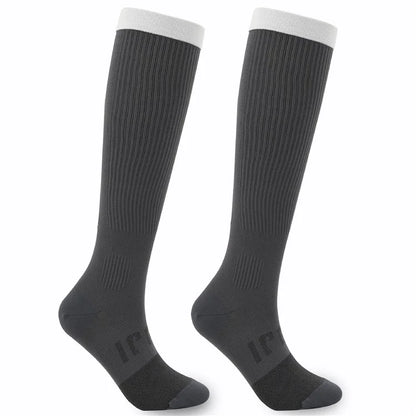 A6601 1 Pair Soccer Compression Socks Calf Knee High Tube Running Sweat-Absorbed Stockings