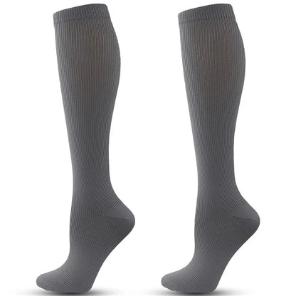 A5110 1 Pair Fitness Compression Socks Anti-Slip Calf High Tube Compression Stockings