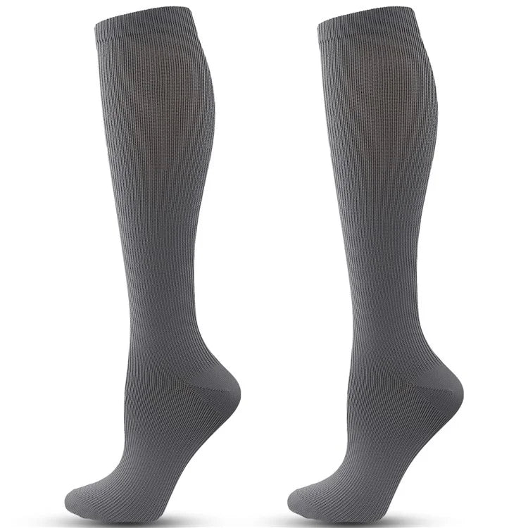 A5110 1 Pair Fitness Compression Socks Anti-Slip Calf High Tube Compression Stockings