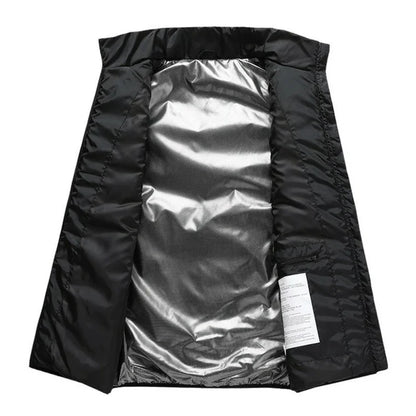 M01 Winter 26 Heating Zones Warm Jacket Outdoor 3-Gear Electric Heated Zipper Vest (Without Power Bank)
