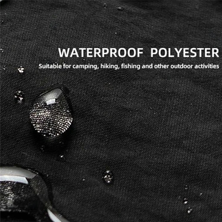 NOBANA Waterproof Polyester Camping Vest Hiking Waistcoat with Multiple Pockets, One Size