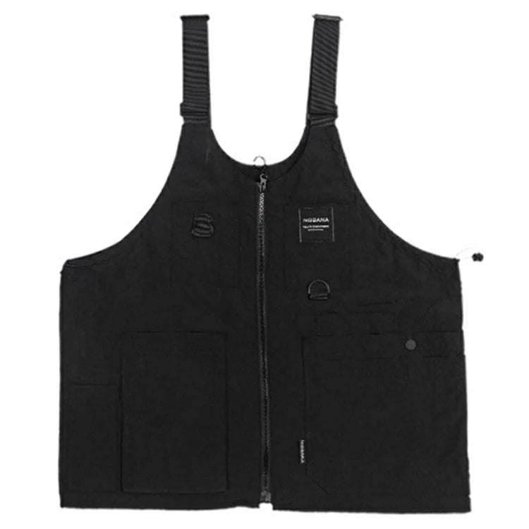 NOBANA Waterproof Polyester Camping Vest Hiking Waistcoat with Multiple Pockets, One Size