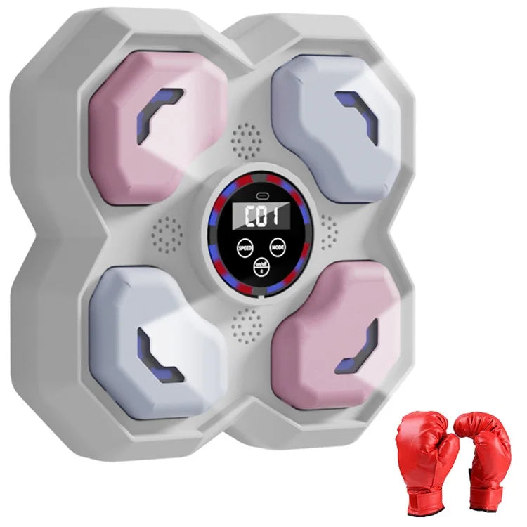 T-9612 9 Speed 5 Volume Children Smart Music Boxing Machine Reaction Training Wall Target, with Kid Gloves