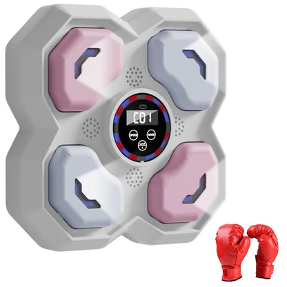 T-9612 9 Speed 5 Volume Children Smart Music Boxing Machine Reaction Training Wall Target, with Kid Gloves