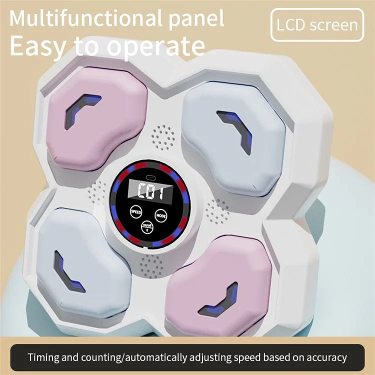 T-9612 9 Speed 5 Volume Children Smart Music Boxing Machine Reaction Training Wall Target