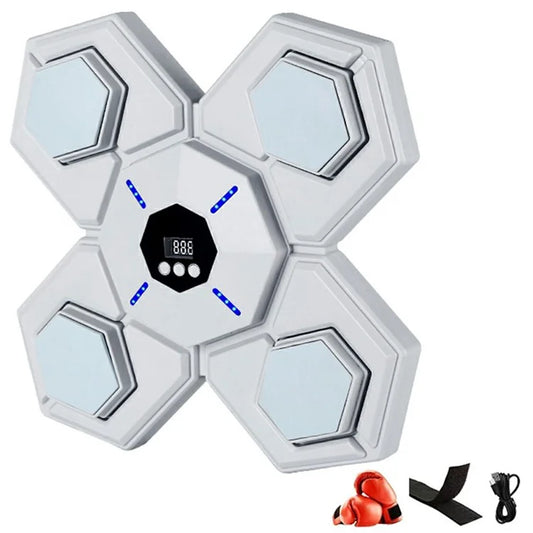 AL789275 Smart Bluetooth Music Boxing Machine Wall Mounted Boxing Target with Kids Gloves