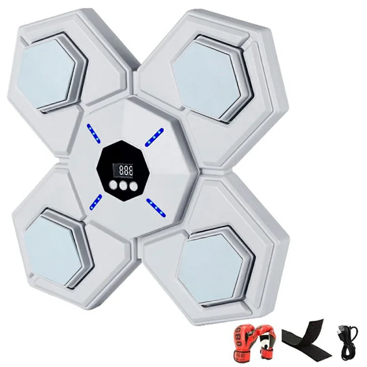 AL789275 Smart Bluetooth Music Boxing Machine Wall Mounted Boxing Target with Adults Gloves