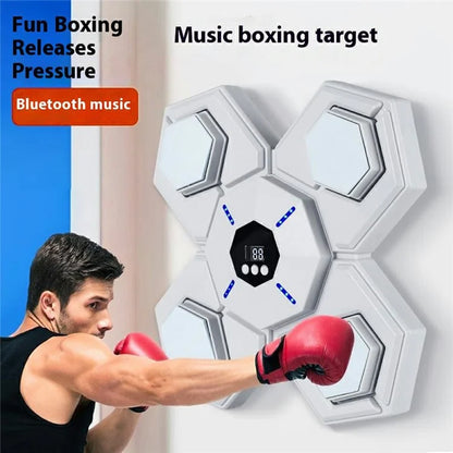 AL789275 Smart Bluetooth Music Boxing Machine Wall Mounted Boxing Target with Adults Gloves