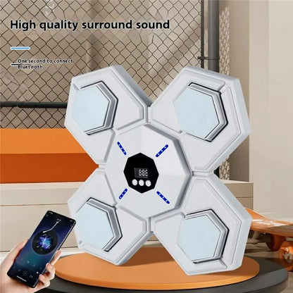 AL789275 Smart Bluetooth Music Boxing Machine Wall Mounted Boxing Target with Adults Gloves