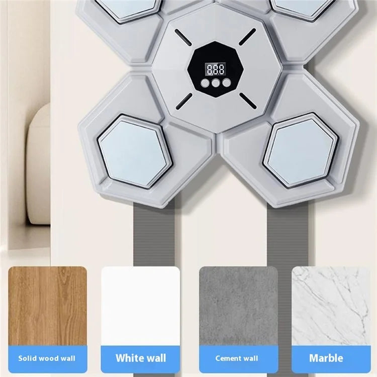 AL789275 Smart Bluetooth Music Boxing Machine Wall Mounted Boxing Target with Adults and Kids Gloves