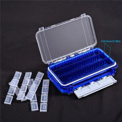 LEO 28237 Fishing Tackle Boxes Waterproof Hooks Storage Organizer Transparent PC Lure Fishing Box