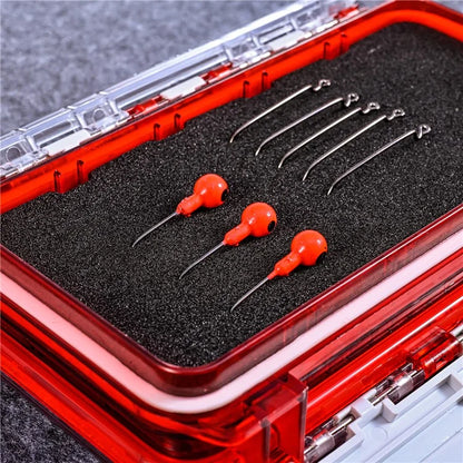 LEO 28237 Fishing Tackle Boxes Waterproof Hooks Storage Organizer Transparent PC Lure Fishing Box