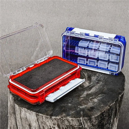 LEO 28237 Fishing Tackle Boxes Waterproof Hooks Storage Organizer Transparent PC Lure Fishing Box