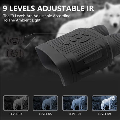 NV7000 2.7K Full-color Night Vision 10X Digital Zoom Hunting Binoculars