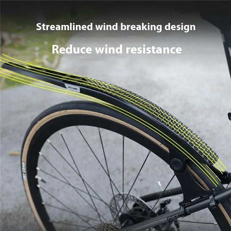 GUB EN-720 Adjustable Road Bike Fenders Widened Universal Quick Release Bicycle Fenders for 700C Front Rear Tires Below 38mm Wide