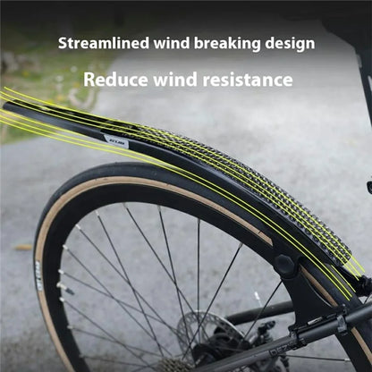 GUB EN-720 Adjustable Road Bike Fenders Widened Universal Quick Release Bicycle Fenders for 700C Front Rear Tires Below 38mm Wide