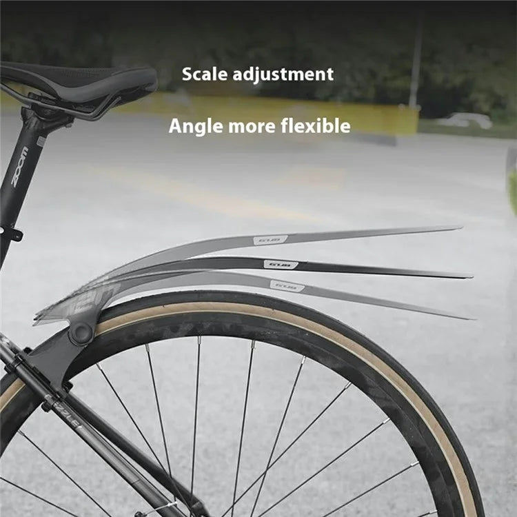 GUB EN-720 Adjustable Road Bike Fenders Widened Universal Quick Release Bicycle Fenders for 700C Front Rear Tires Below 38mm Wide