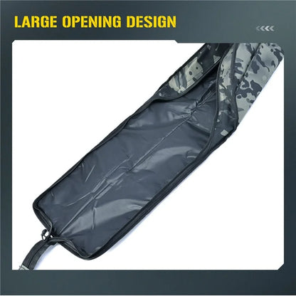 LEO 28247 140CM Fishing Pole Carrying Shoulder Bag Fishing Rod Case Nylon Cloth Storage Pouch Organizer