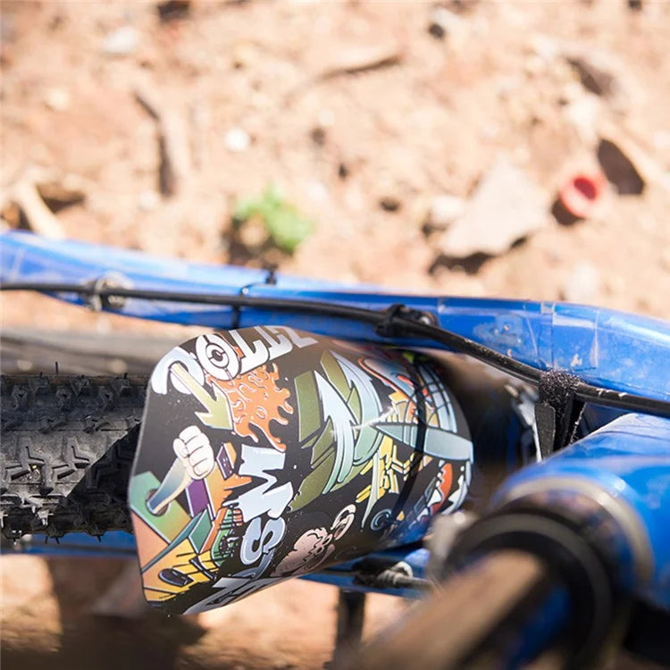 ZTTO Colorful Pattern Mountain Bike Fender PP Road Bicycle Mudguard, Short Style