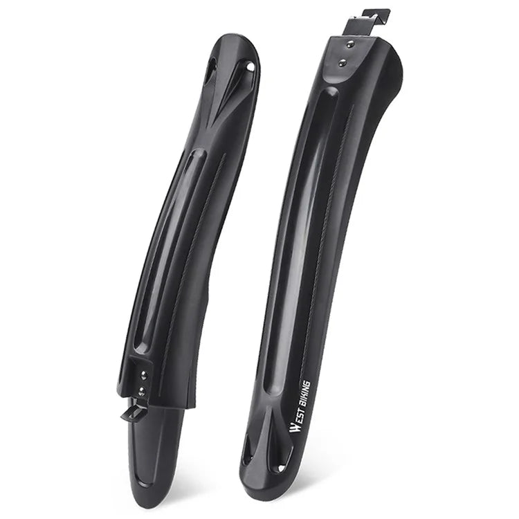 WEST BIKING YP0714028 1 Pair Arc Design Front and Rear Mountain Bike Widened Fenders