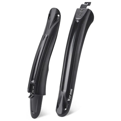 WEST BIKING YP0714028 1 Pair Arc Design Front and Rear Mountain Bike Widened Fenders