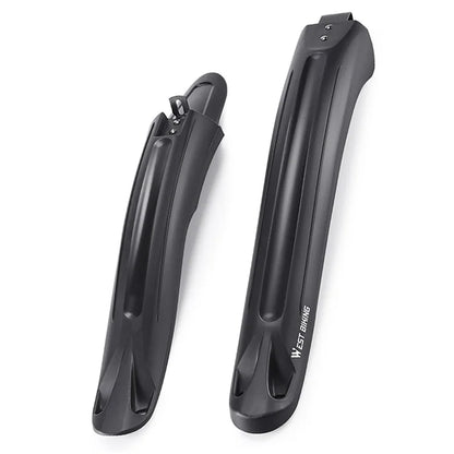 WEST BIKING YP0714028 1 Pair Arc Design Front and Rear Mountain Bike Widened Fenders